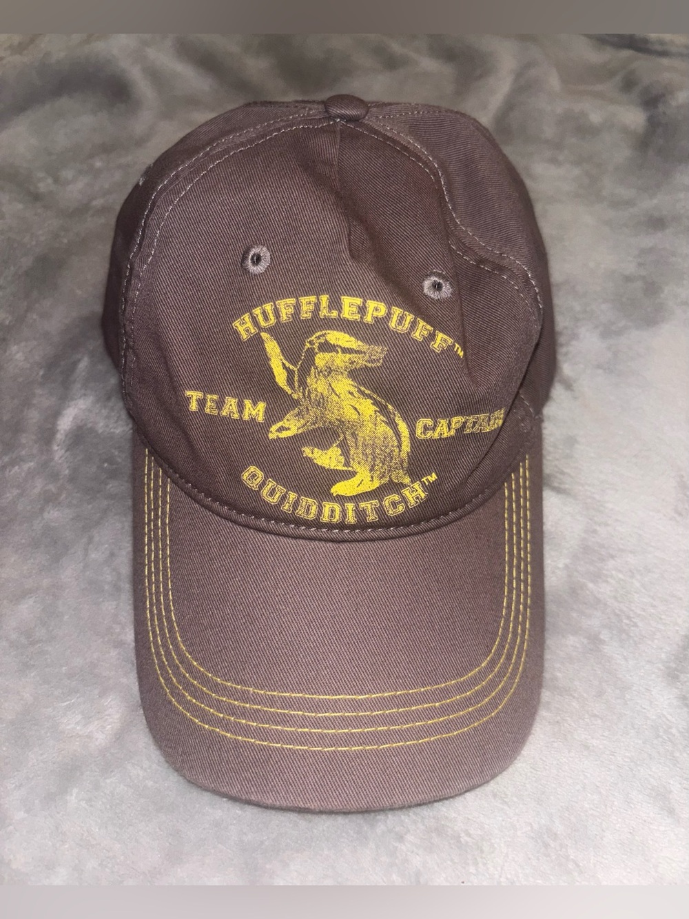Universal Studios Harry Potter Hufflepuff Quidditch Adjustable Baseball Cap